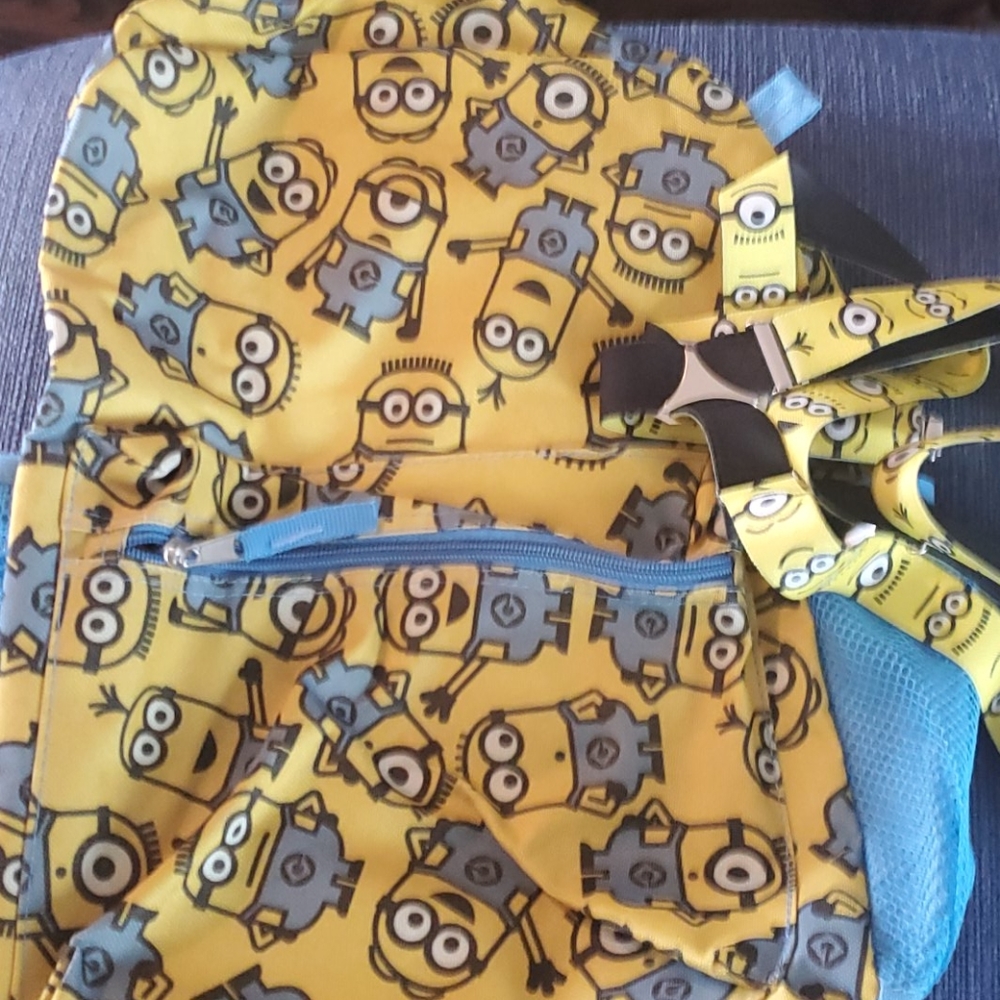 Minions Kids Backpack with Suspenders